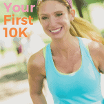 female runner 10K race