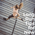 woman running long distance