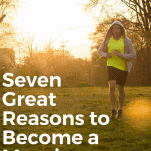 man running at morning