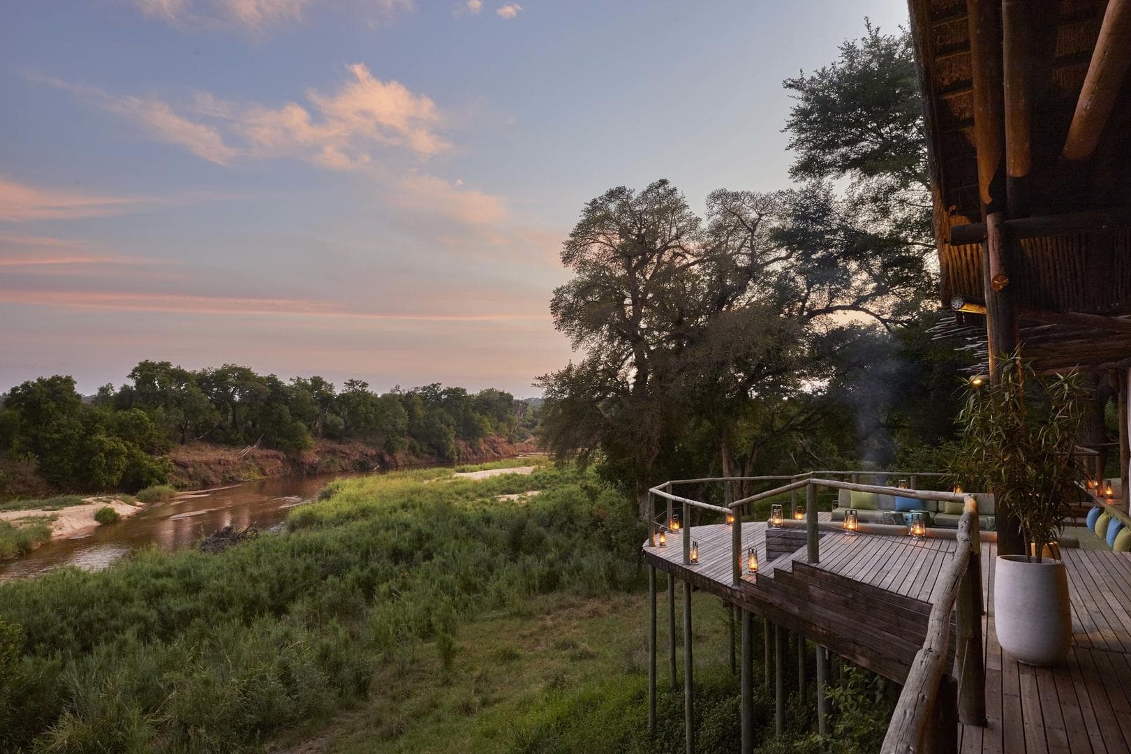 Lion Sands Narina Lodge Guest Area view