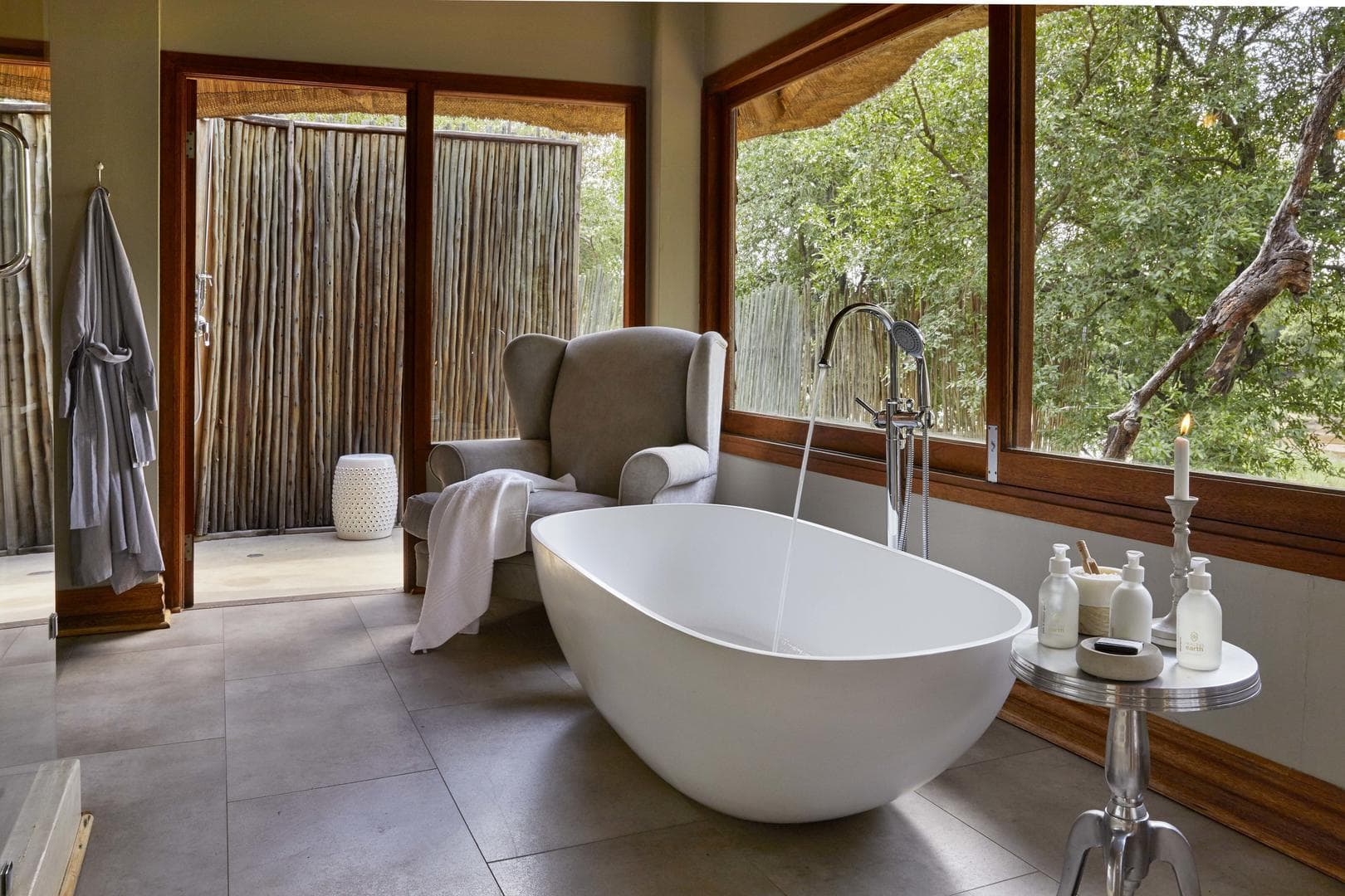 Lion Sands Narina Lodge Suite Bathroom