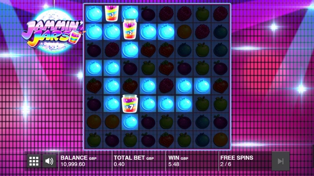 jammin' jars freespins screenshot video slot push gaming