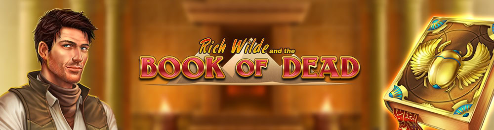 book of dead banner video slot playnGo