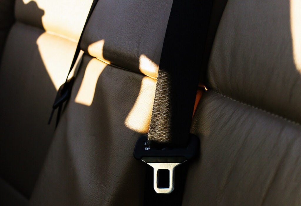seat belt in the car