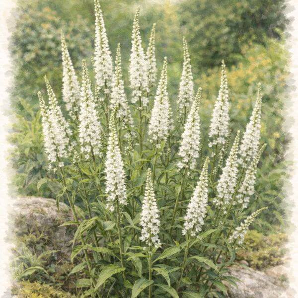 Tähkätädyke – Veronica spicata 'alba' – Vit axveronika