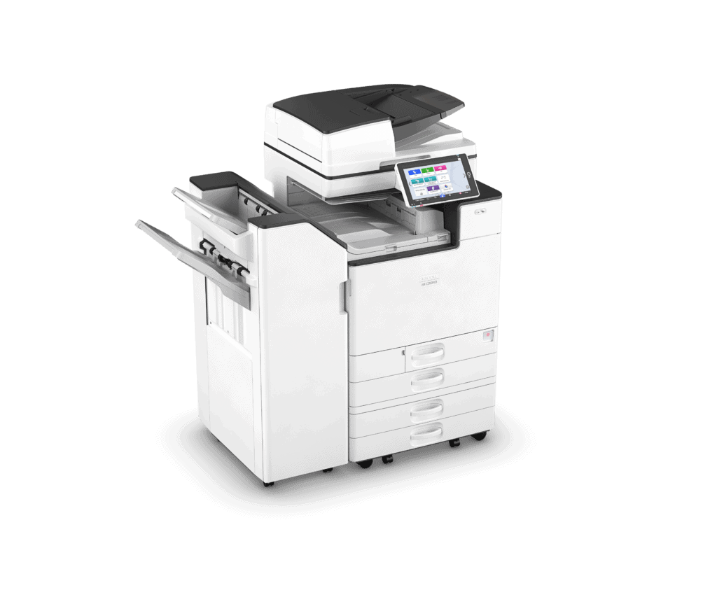 IM C3501CE - left side angle with extra peripherals
