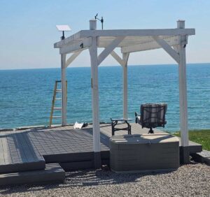SJ Satellite Starlink Installation Waterfront Gazebo