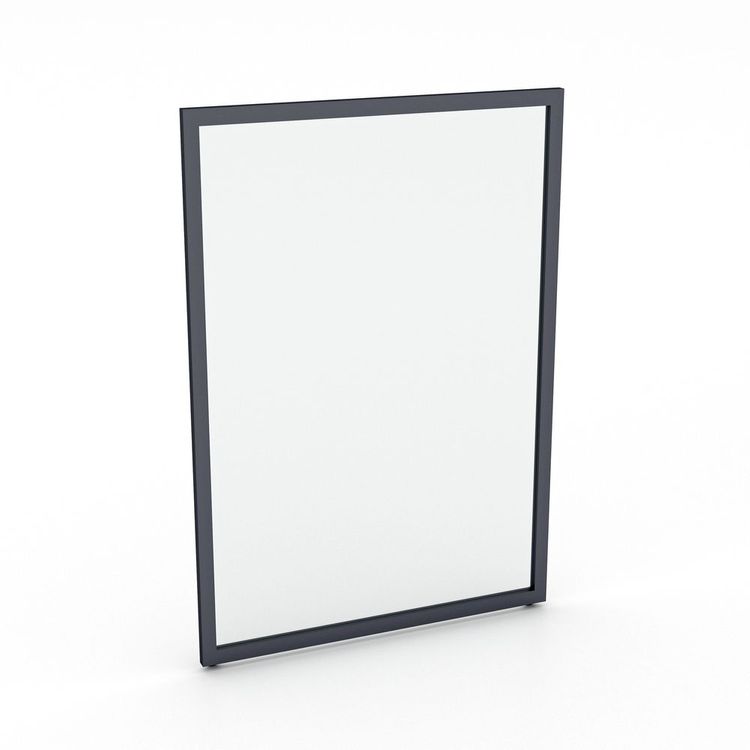 Charcoal 52 Inch Sliding Cubicle Door