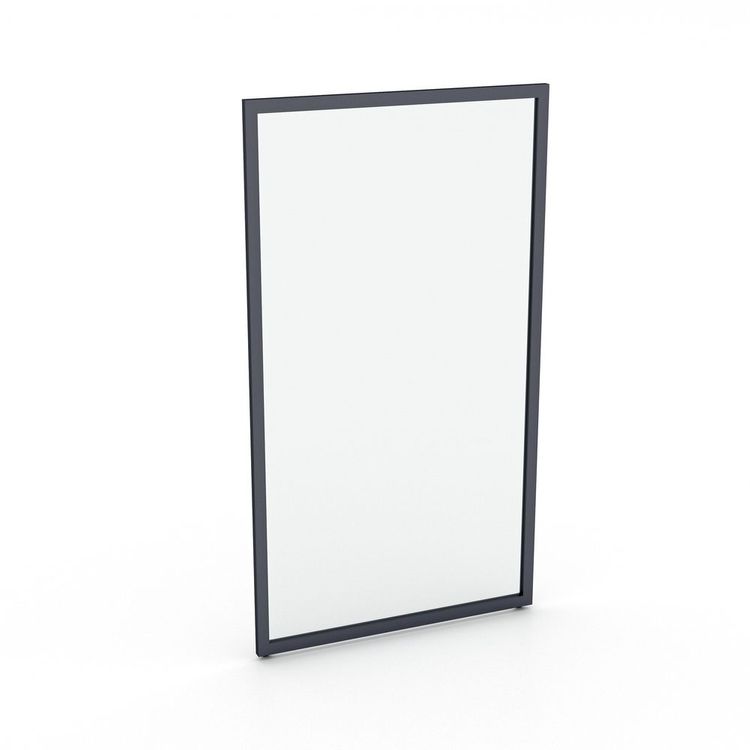 Charcoal 65 Inch Sliding Cubicle Door