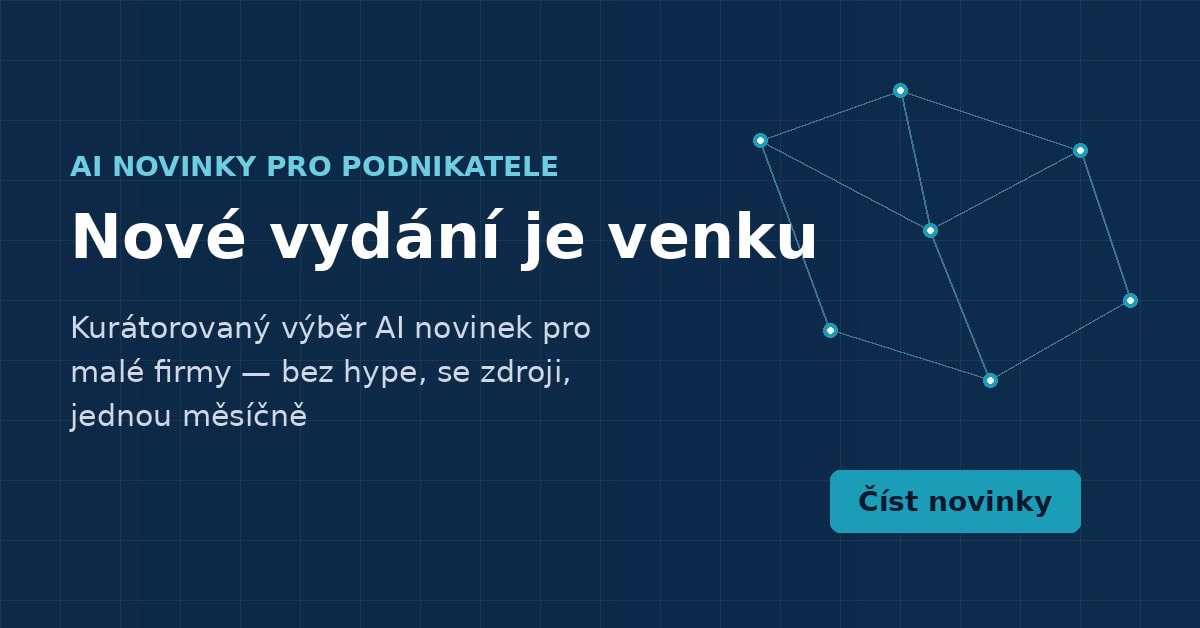 AI novinky pro podnikatele: nové vydání ke čtení