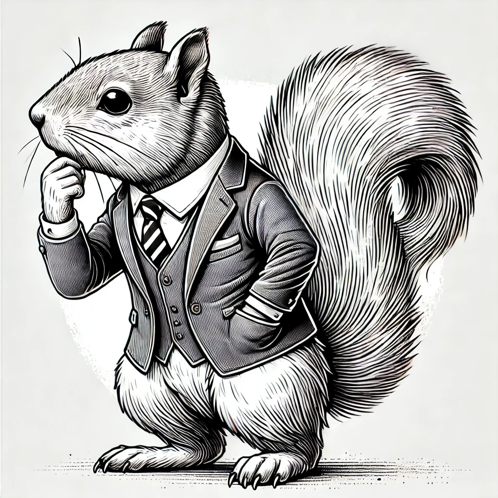 Squirrel SmiKar Pondering Squirrel SmiKar Pondering