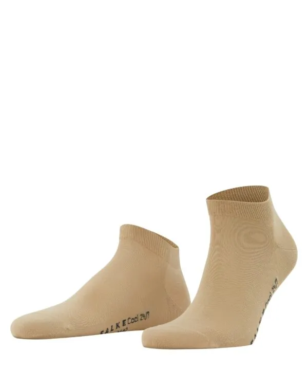 FALKE Heren Sneakersokken Cool 24/7 Sand