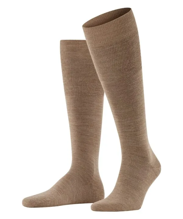 FALKE  Heren Kniekous Airport Nutmeg