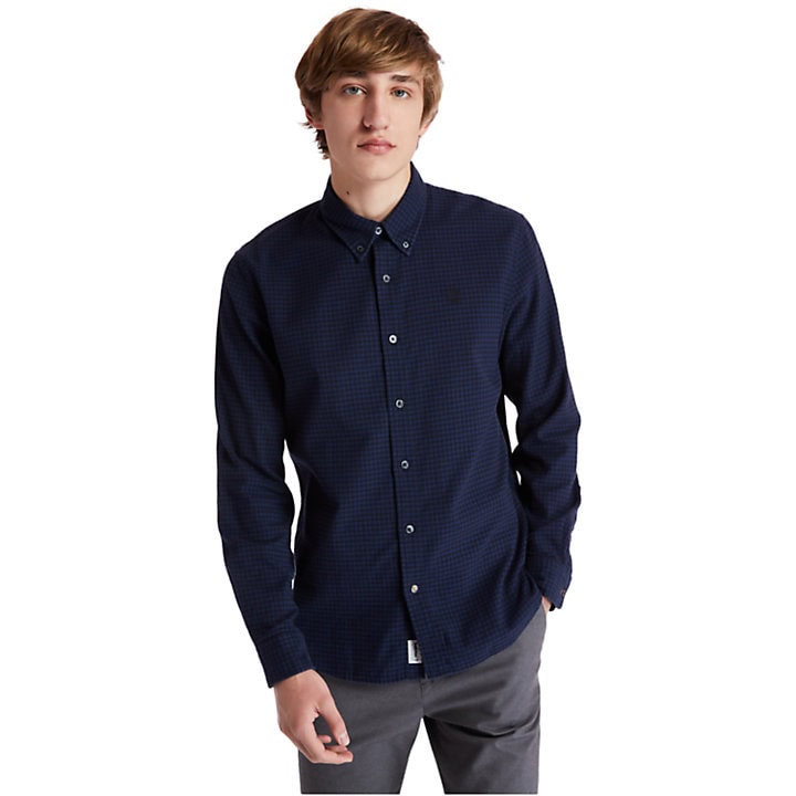 mascoma shirt blue small check