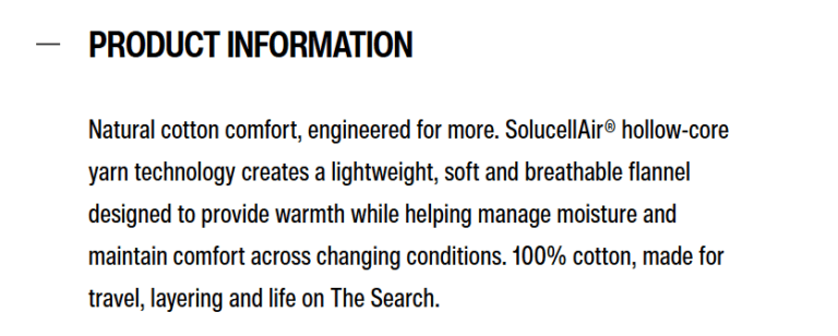 2026 - Search Series Solucellair Flannel Shirt – Rip Curl - 2