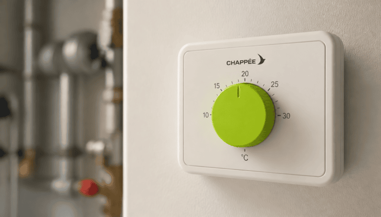 molette thermostat d'ambiance chappee