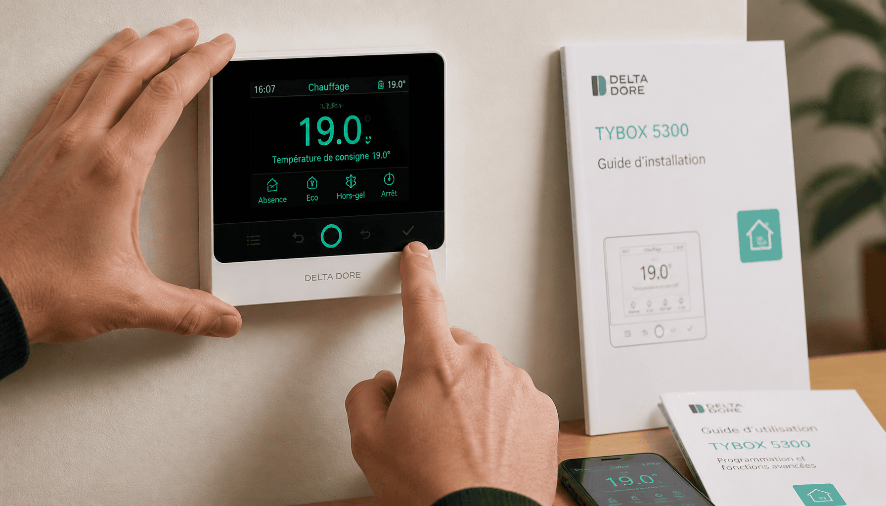thermostat delta dore mode d'emploi