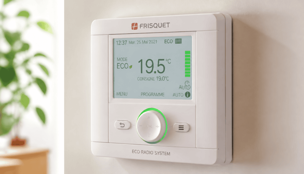 thermostat eco radio system frisquet notice