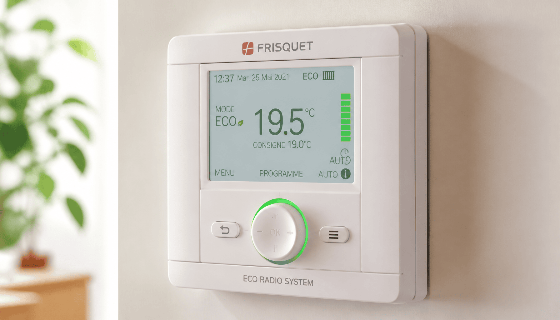 thermostat eco radio system frisquet notice