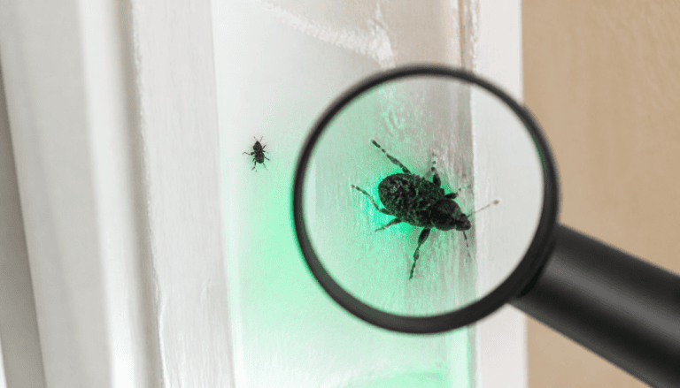 petit insecte noir maison
