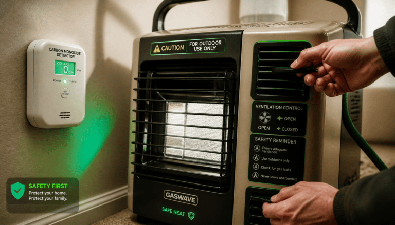 chauffage d'appoint gaz danger