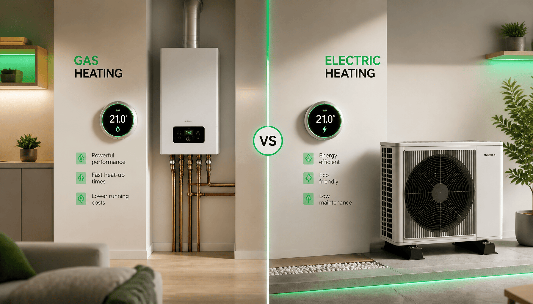 chauffage gaz ou électrique