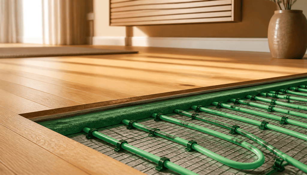 parquet chauffage au sol