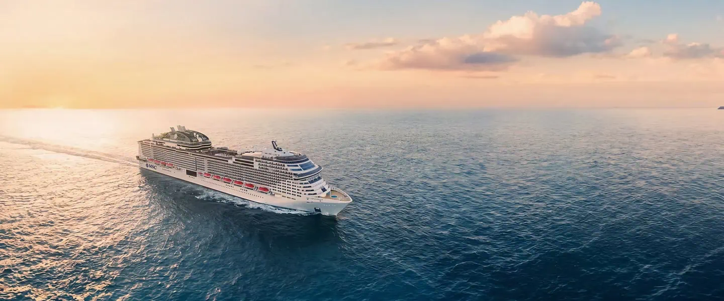 MSC Grandiosa at sea