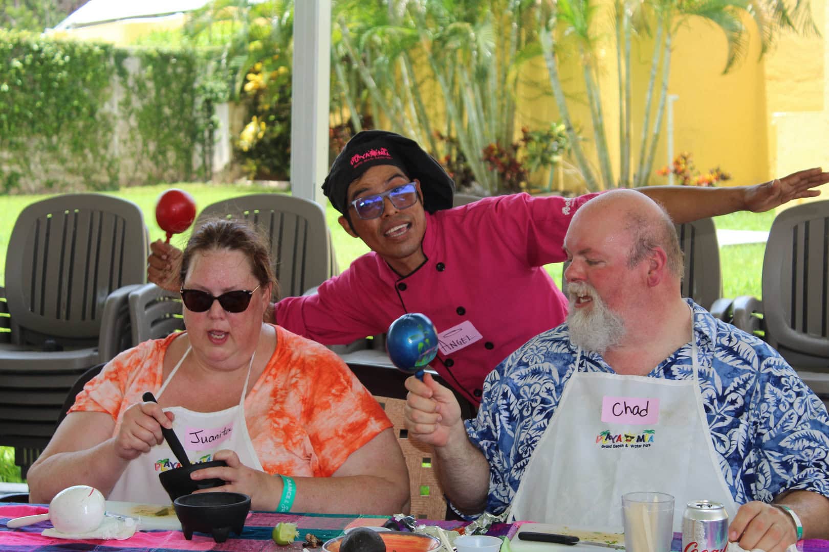 A cooking class at a Mexican port on a past cruise