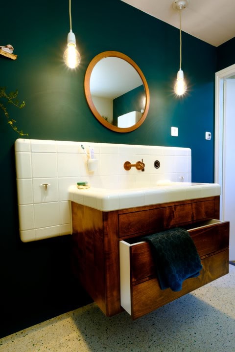 badkamer wastafel verlichting