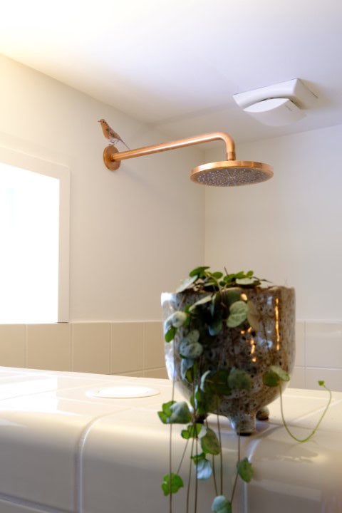 badkamer koper stortdouche