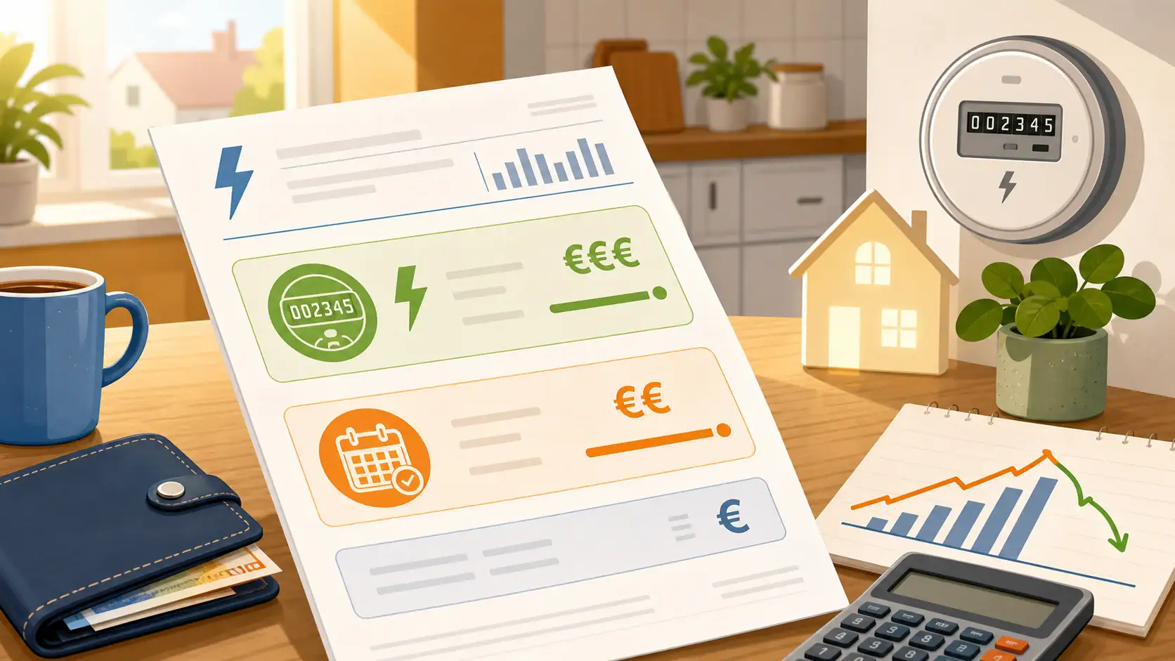 Stromrechnung 2026 Arbeitspreis Grundpreis — Rechnung richtig lesen