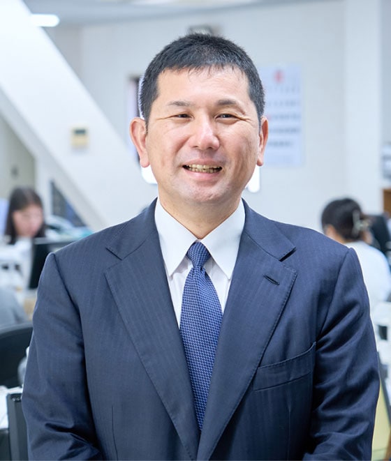 代表取締役社長近影