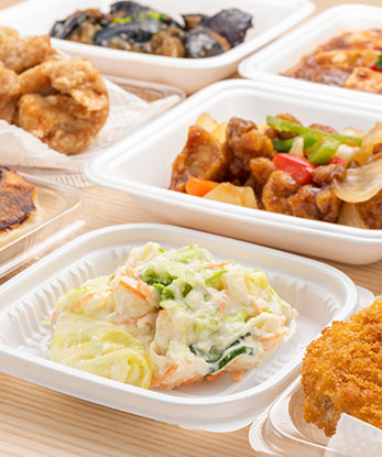 惣菜のパッケージ
