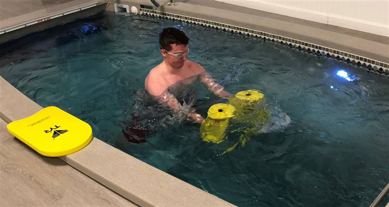 Upper body pool workout shop