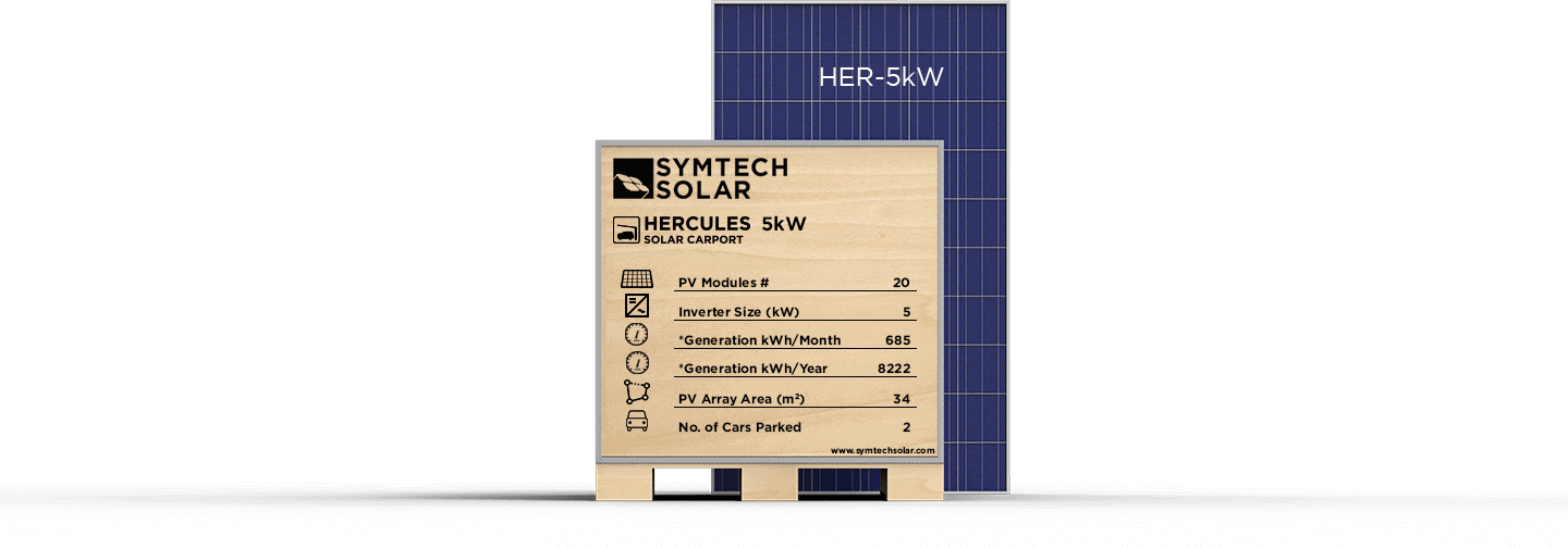 10kW Solar Carport Kit, Symtech Solar