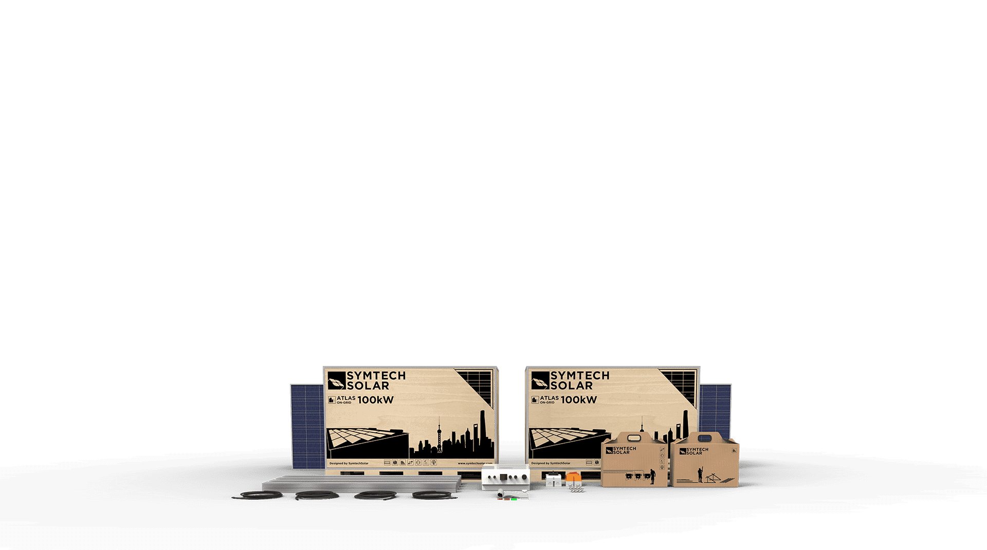 On Grid Commercial Solar Kits, Pre Engineered and Ready to Install, Full certifications and warranty
