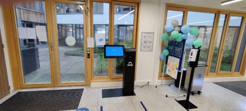 borne d'accueil visiteur