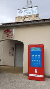 totem tactile d'information