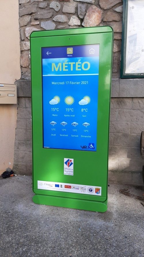 totem outdoor 49 d'informations touristiques