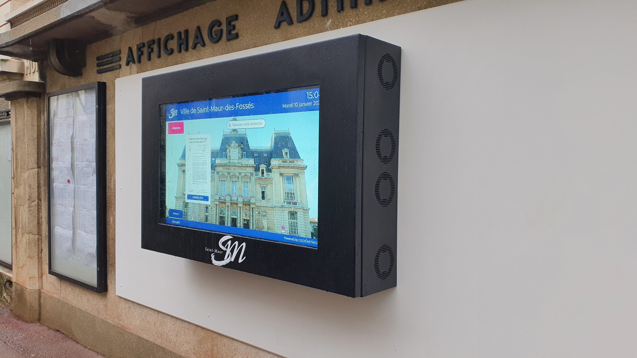 affichage municipal
