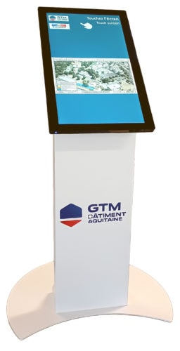 borne tactile portrait