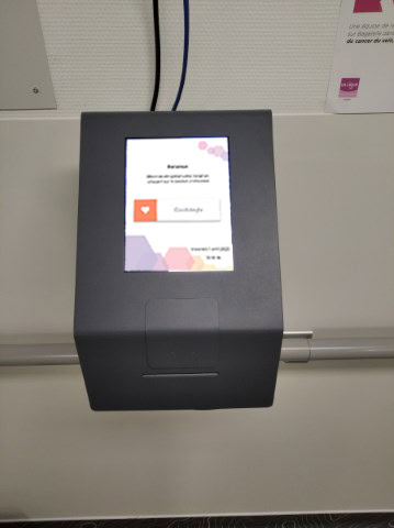 borne gestion file d'attente