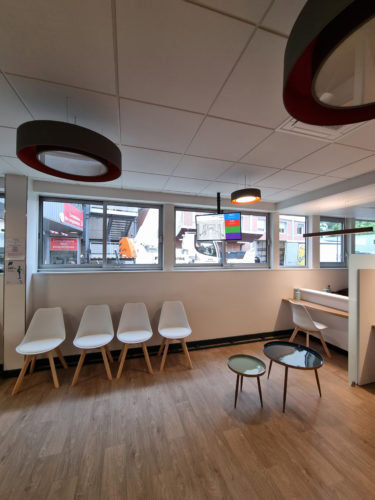 écran gestion file d'attente