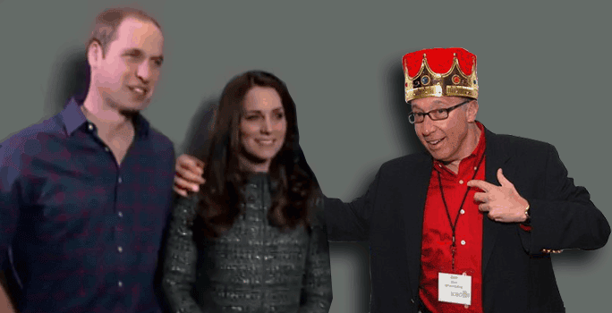 the franchise king with duke and duchess of york