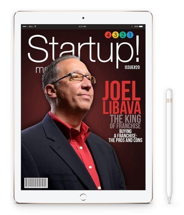 the franchise king startup magazine cover story