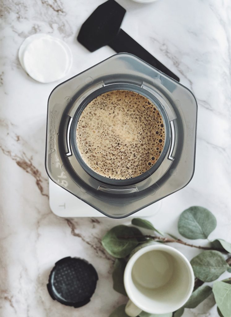 Aeropress steeping