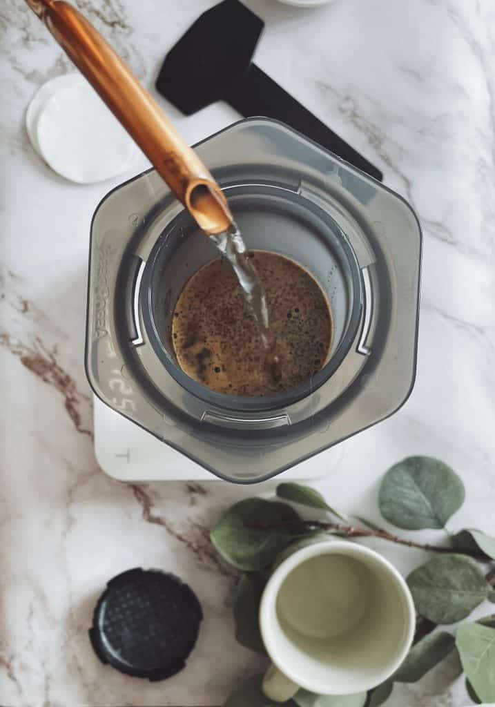 Brewing of an Aeropress