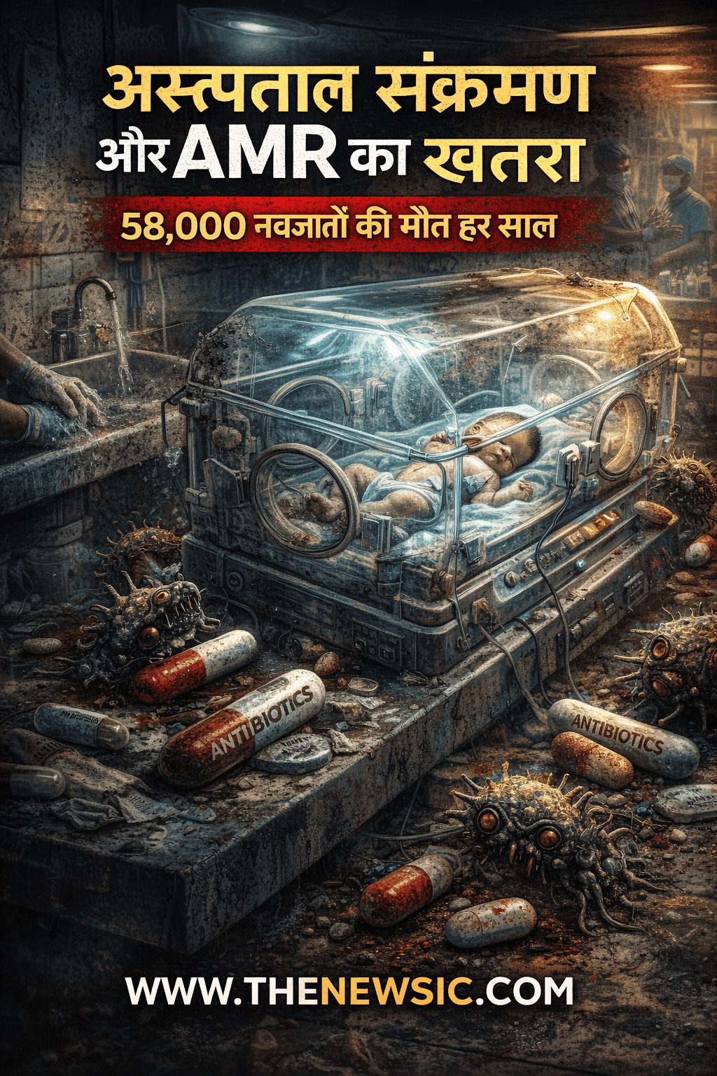 अस्पताल या संक्रमण का अड्डा? एंटीमाइक्रोबियल रेसिस्टेंस कैसे नवजातों की सांसें छीन रहा है