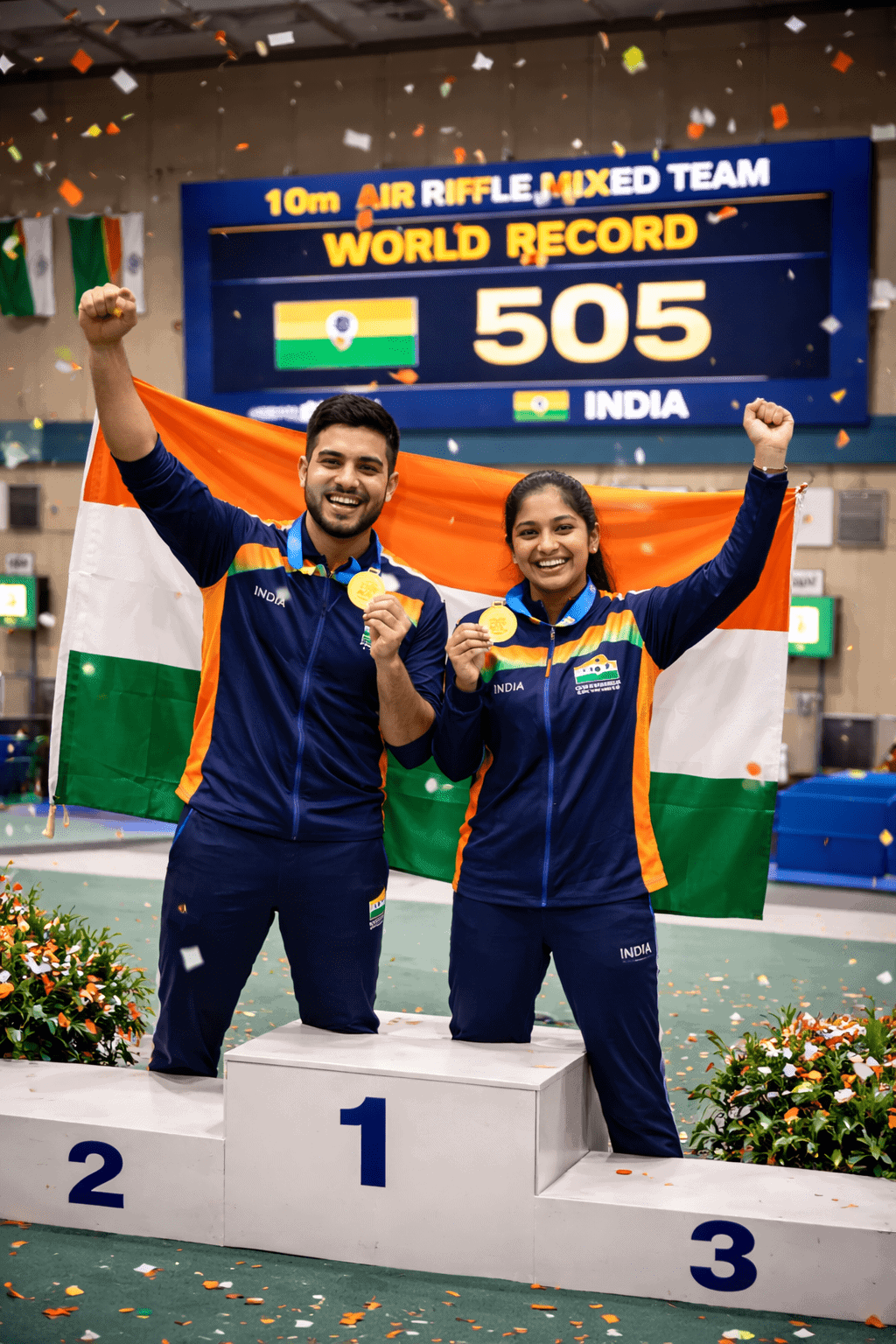 भारत का जलवा: एशियन राइफल/पिस्टल चैंपियनशिप 2026 में गोल्ड और वर्ल्ड रिकॉर्ड